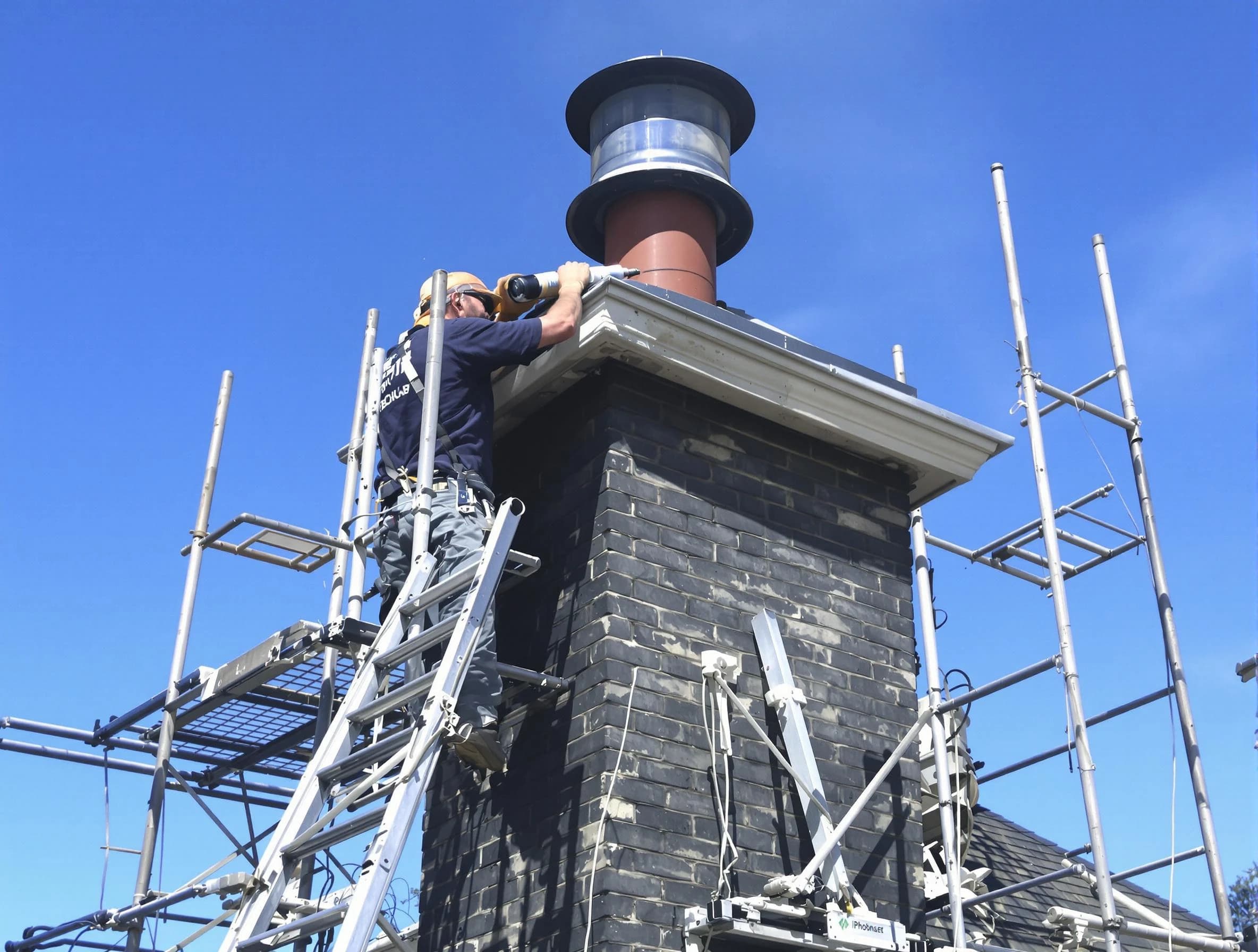 Sturdy chimney crown finished by Lafayette Chimney Sweep in Lafayette, CO