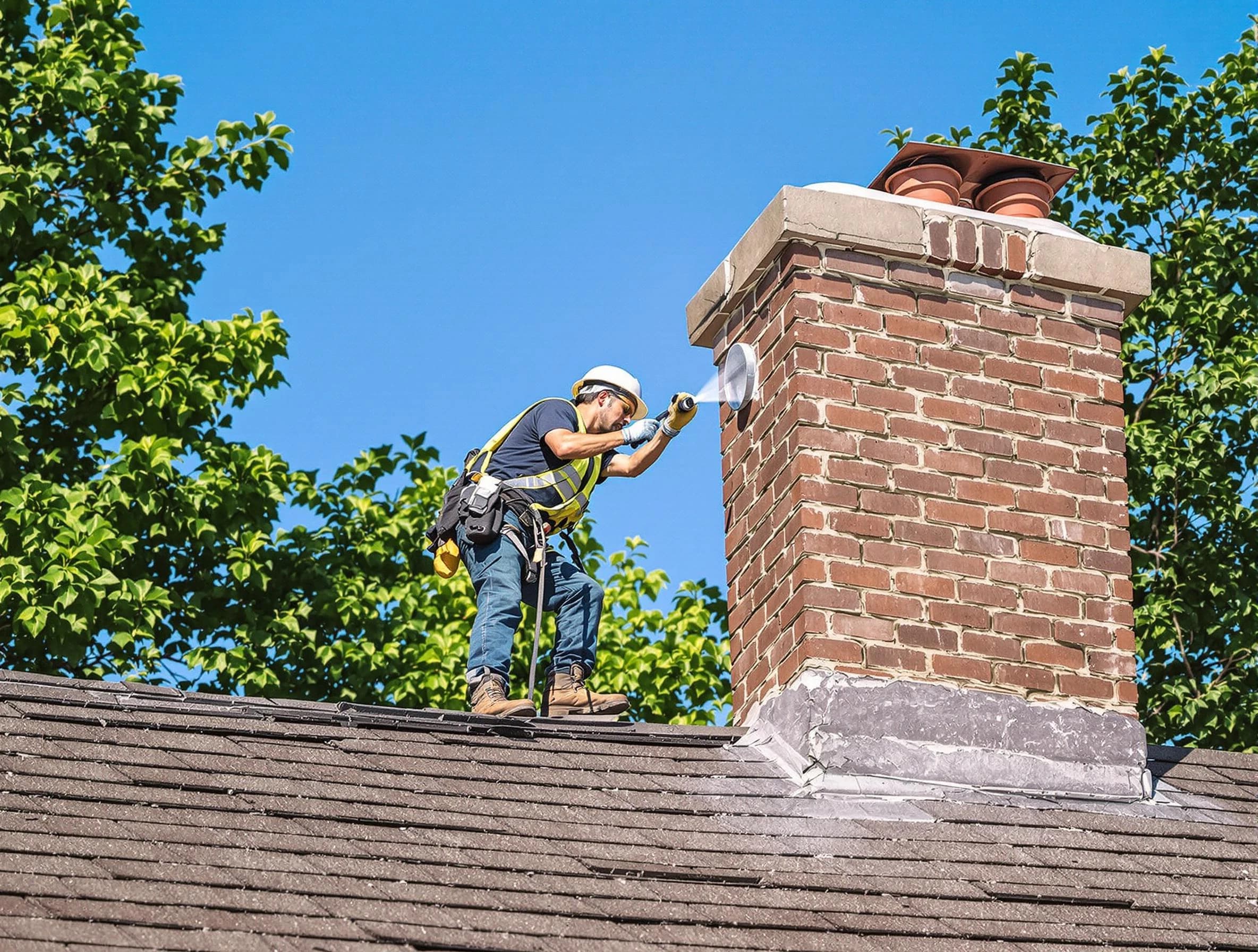 Lafayette Chimney Sweep performing an inspection with advanced tools in Lafayette, CO