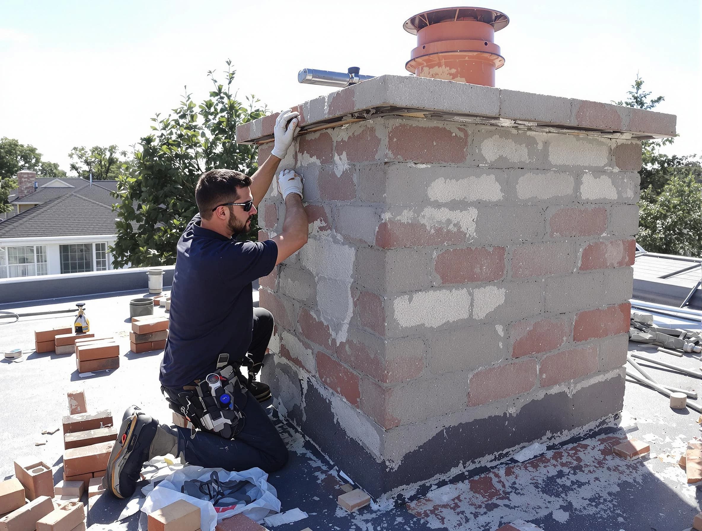 Advanced chimney repair process by Lafayette Chimney Sweep in Lafayette, CO