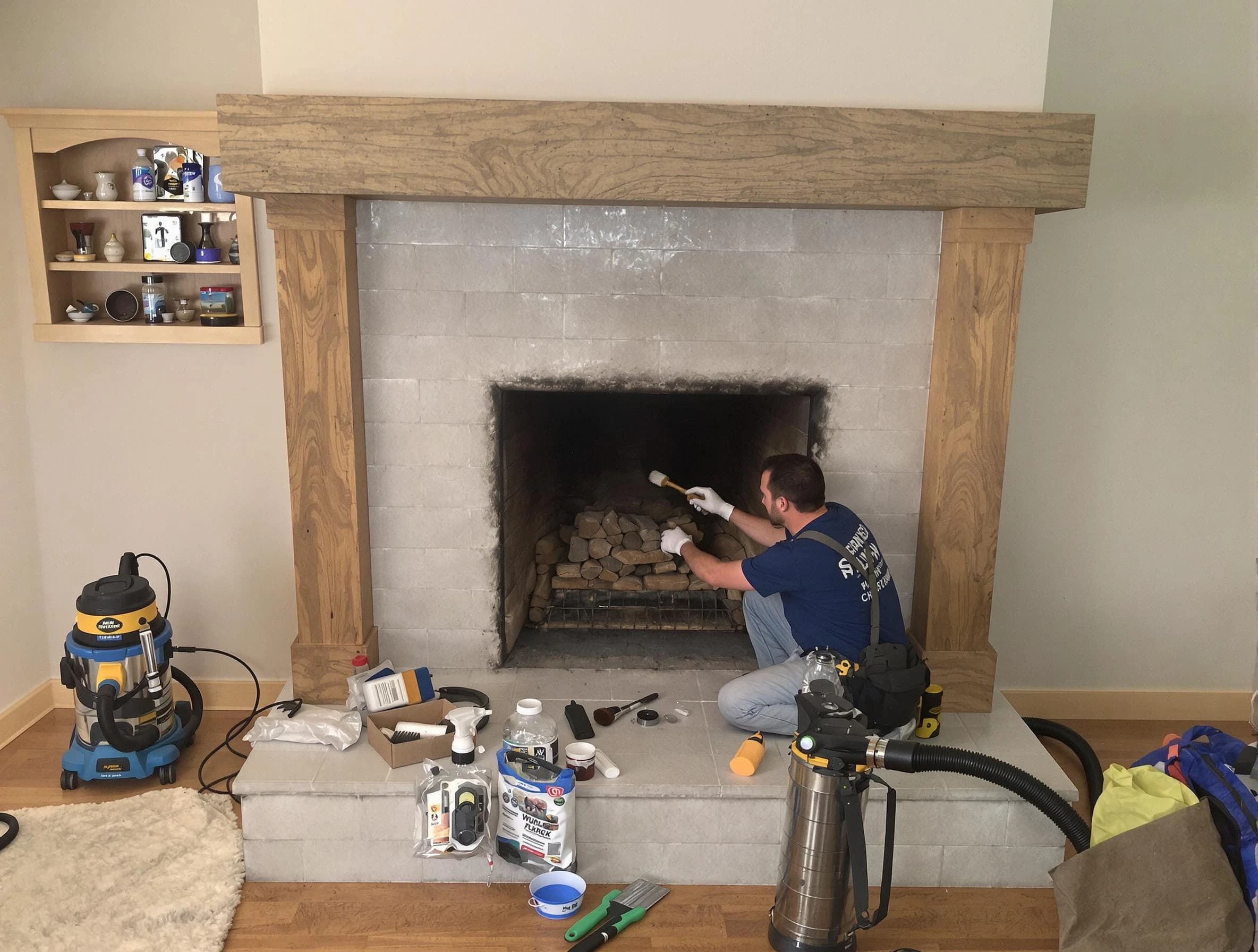 Detailed creosote removal process by Lafayette Chimney Sweep in Lafayette, CO