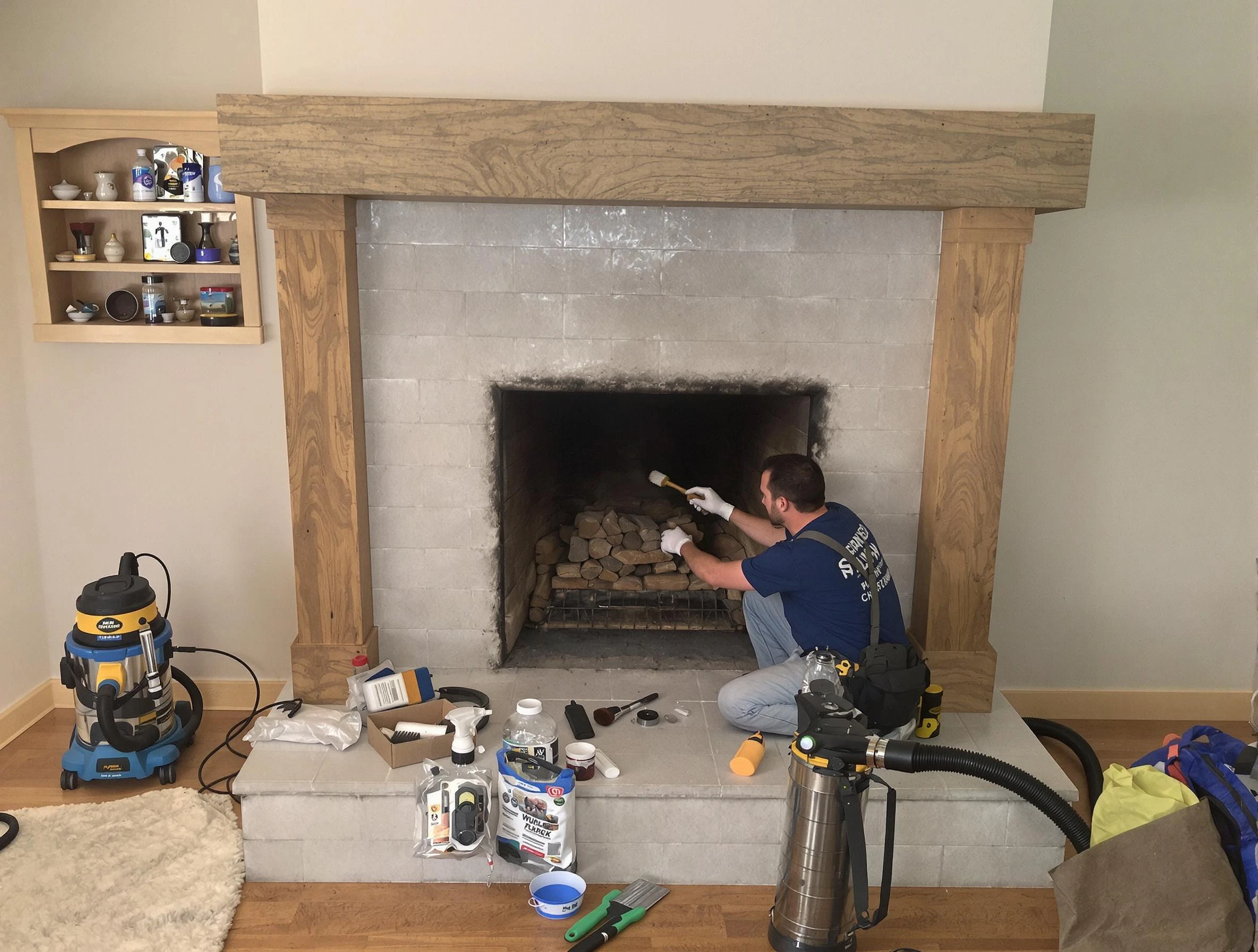 Detailed creosote removal process by Lafayette Chimney Sweep in Lafayette, CO