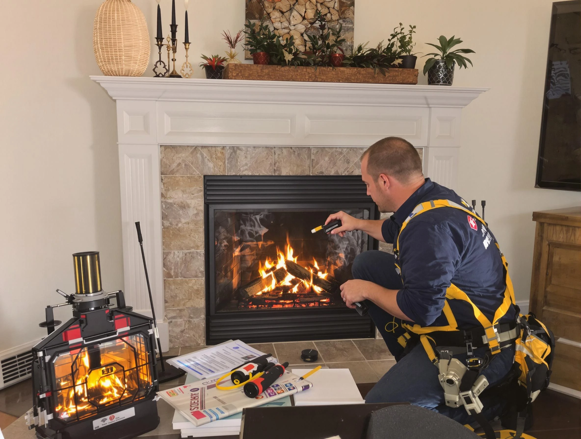 Safety-focused fireplace inspection by Lafayette Chimney Sweep in Lafayette, CO